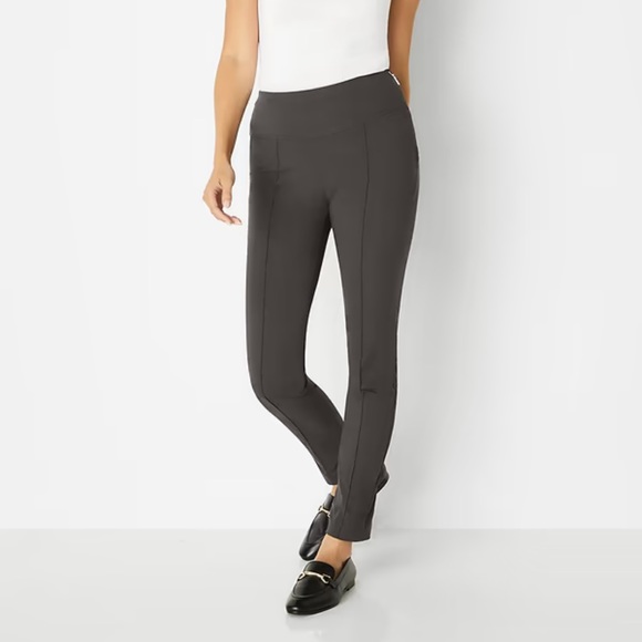 Anatomie Pants & Jumpsuits Anatomie Sonia Grey High Rise Side Zip